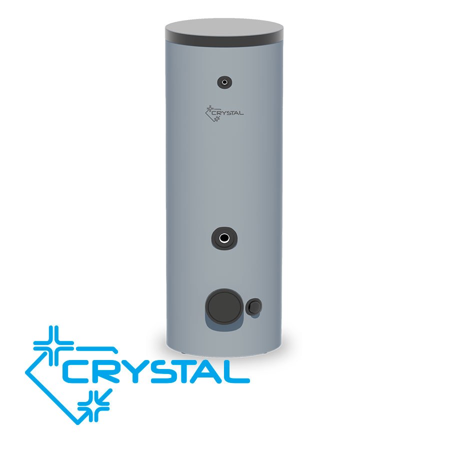 Комбиниран бойлер Crystal 160 L, с 1 увеличен топлообменник